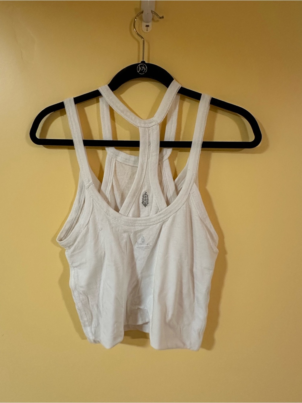 Free People White Double-Strap Ribbed Tank - Picture 2 of 3